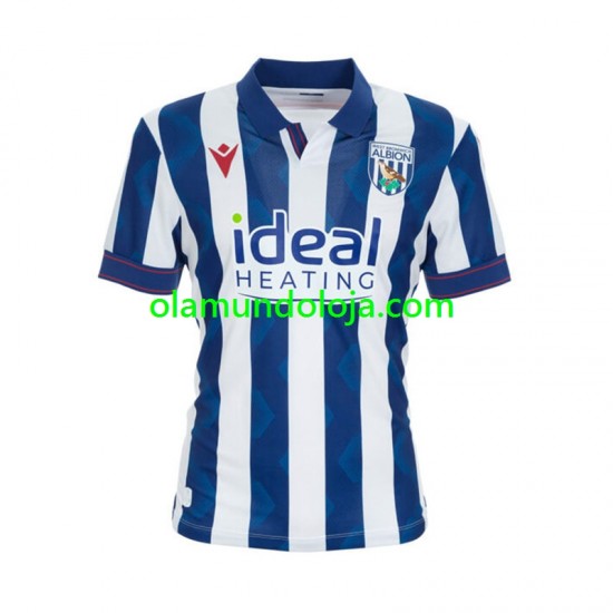 Camisola West Bromwich Albion Homem Equipamento Primeiro 2024-2025 Manga Curta
